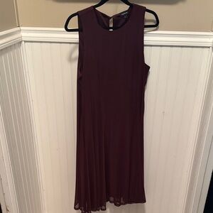 Torrid Burgundy Sleeveless Midi Dress